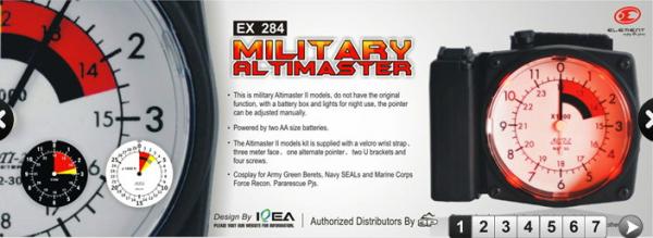 T Element EX284BK M2A-30 Military Altimaster